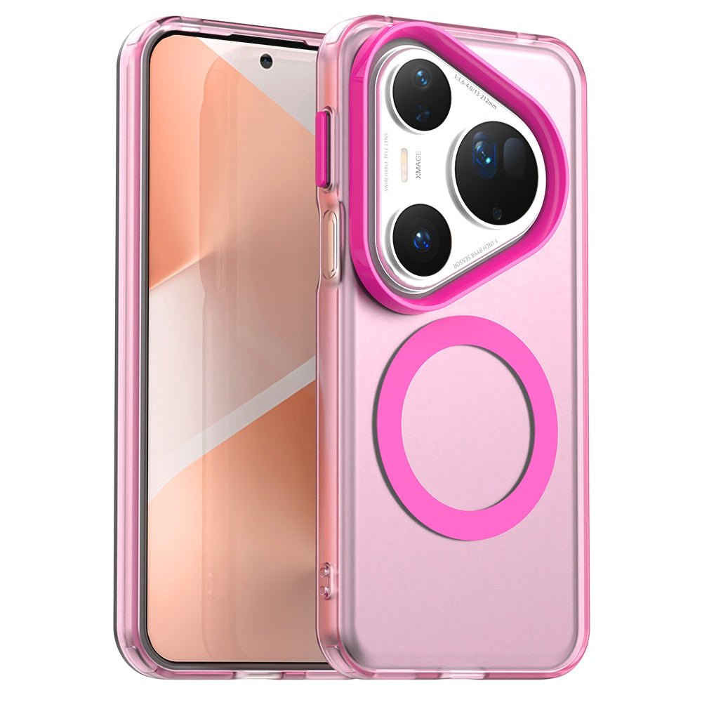 MagSafe ovitek za Huawei Pura 80 Ultra, Techsuit, CandyCase, roza