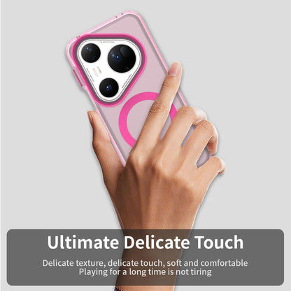 MagSafe ovitek za Huawei Pura 80 Ultra, Techsuit, CandyCase, roza
