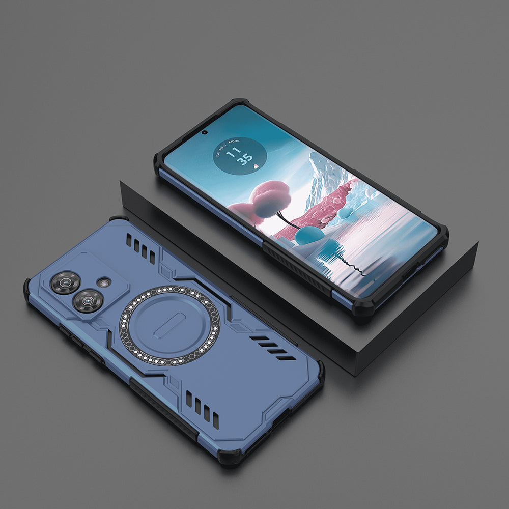 MagSafe ovitek za Motorola Edge 40 Neo, Techsuit, ArmorMag, modra