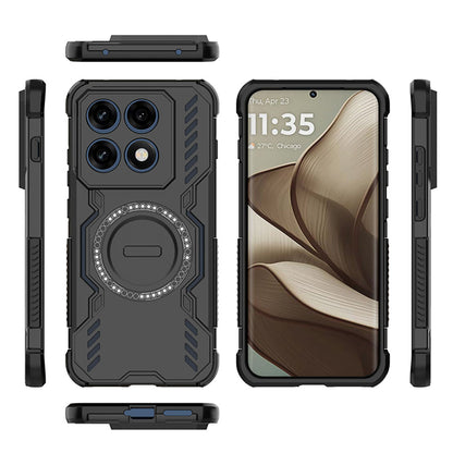 MagSafe ovitek za Motorola Edge 70 Pro, Techsuit, ArmorMag, modra