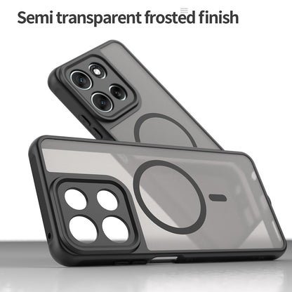 MagSafe ovitek za Motorola Moto G56, Techsuit, HaloFrost II, Črn