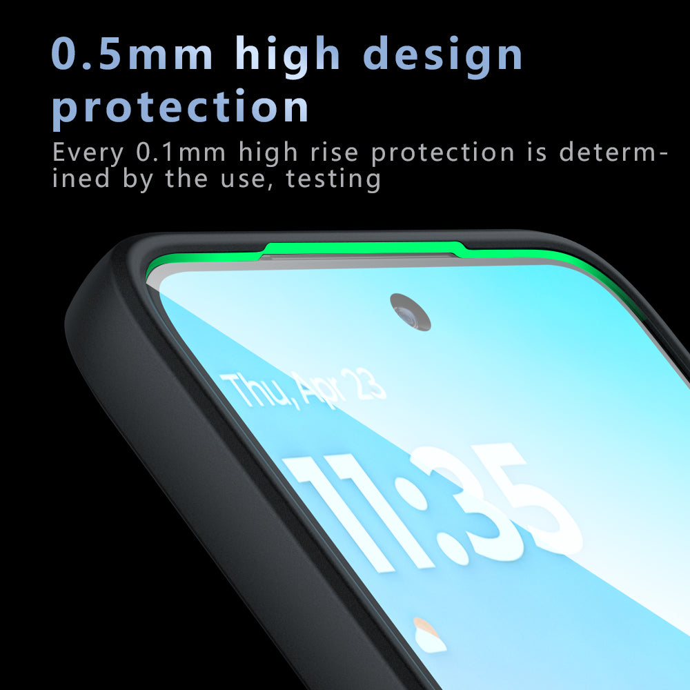 Ovitek MagSafe za Motorola Moto G77 / G67, Techsuit, PureFrost, Saten Črna