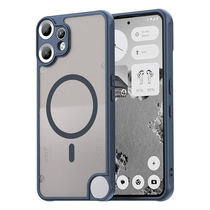 MagSafe ovitek za Nothing CMF Phone 2 Pro, Techsuit, HaloFrost II, temno modra