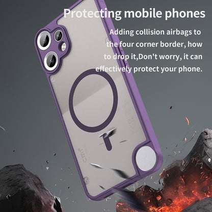 MagSafe ovitek za Nothing CMF Phone 2 Pro, Techsuit, HaloFrost II, Vijoličen
