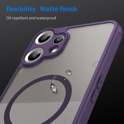 MagSafe ovitek za Nothing CMF Phone 2 Pro, Techsuit, HaloFrost II, Vijoličen