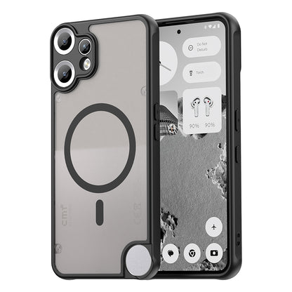 MagSafe ovitek za Nothing CMF Phone 2 Pro, Techsuit, HaloFrost II, Črn