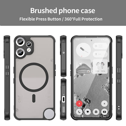 MagSafe ovitek za Nothing CMF Phone 2 Pro, Techsuit, HaloFrost II, Črn