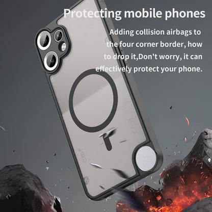 MagSafe ovitek za Nothing CMF Phone 2 Pro, Techsuit, HaloFrost II, Črn