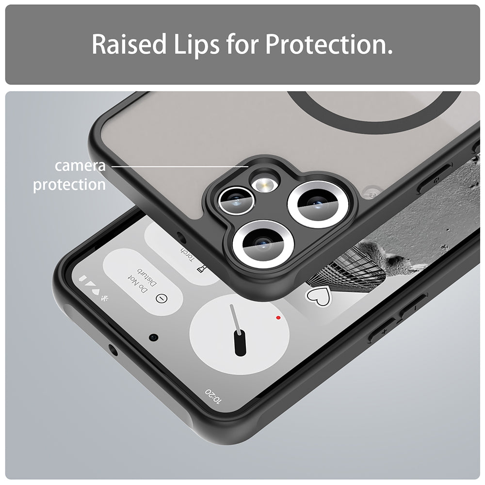 MagSafe ovitek za Nothing CMF Phone 2 Pro, Techsuit, HaloFrost II, Črn