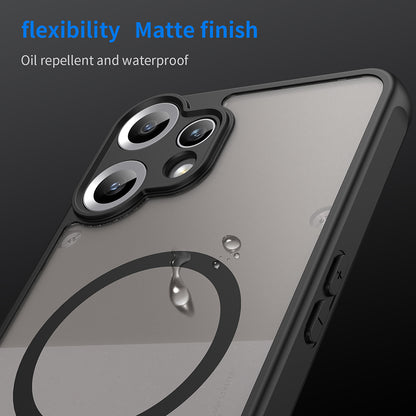 MagSafe ovitek za Nothing CMF Phone 2 Pro, Techsuit, HaloFrost II, Črn