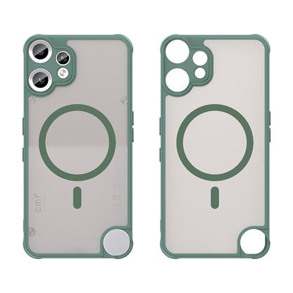 MagSafe ovitek za Nothing CMF Phone 2 Pro, Techsuit, HaloFrost II, Zelen