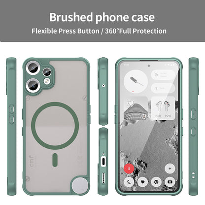 MagSafe ovitek za Nothing CMF Phone 2 Pro, Techsuit, HaloFrost II, Zelen