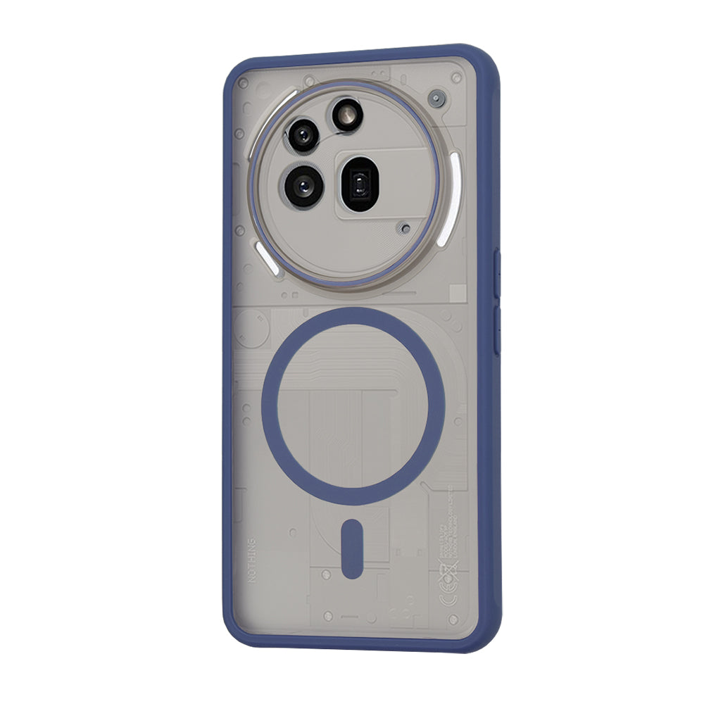 MagSafe ovitek za Nothing Phone (3a) Pro, Techsuit, HaloFrost, temno moder
