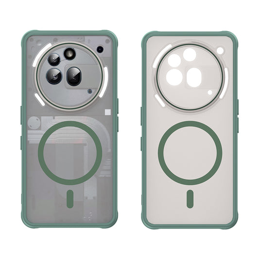 Ovitek MagSafe za Nothing Phone (3a) Pro, Techsuit, HaloFrost II, Zelen