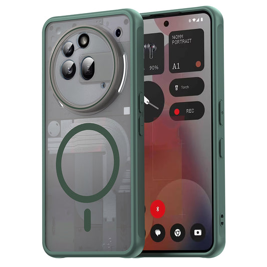 Ovitek MagSafe za Nothing Phone (3a) Pro, Techsuit, HaloFrost II, Zelen