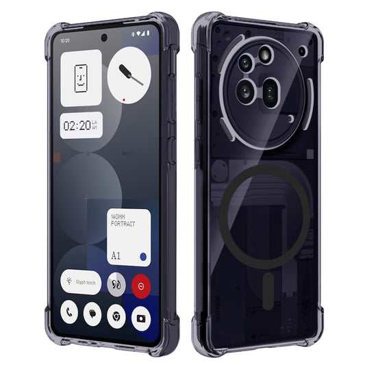 MagSafe ovitek za Nothing Phone (3a) Pro, Techsuit, prozoren proti udarcem, dimljen