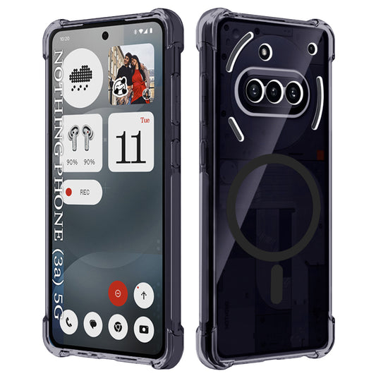 MagSafe ovitek za Nothing Phone (3a), Techsuit, prozoren proti udarcem, dimljen