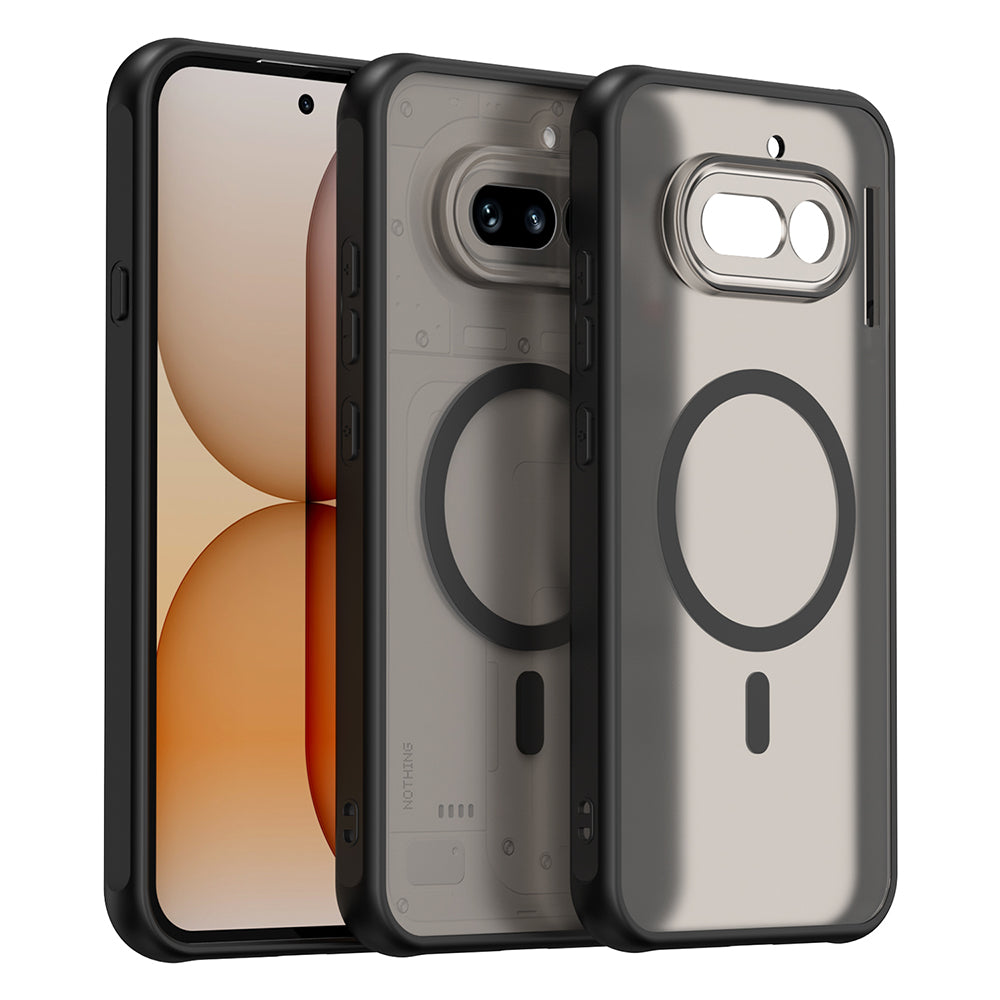 Ovitek MagSafe za Nothing Phone (4a) Pro, Techsuit, HaloFrost II, Črn