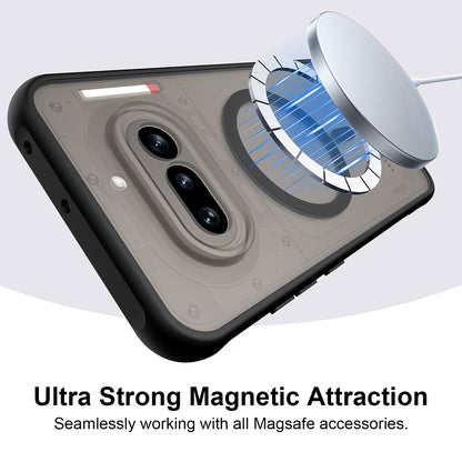 Ovitek MagSafe za Nothing Phone (4a) Pro, Techsuit, HaloFrost II, Črn