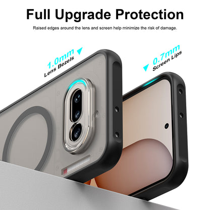 Ovitek MagSafe za Nothing Phone (4a) Pro, Techsuit, HaloFrost II, Črn