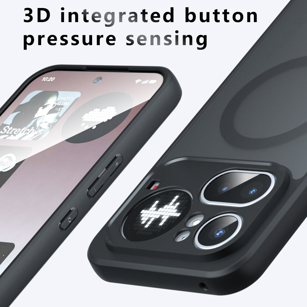 MagSafe ovitek za Nothing Phone (4a), Techsuit, PureFrost, mat črn