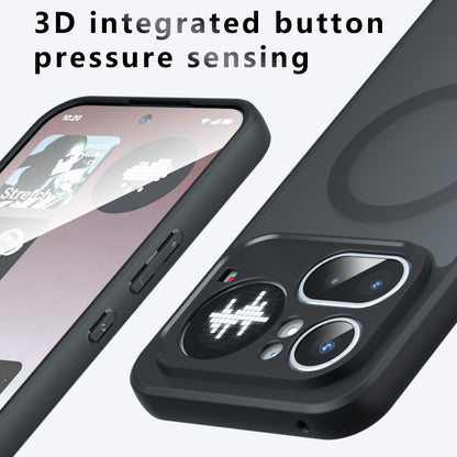 MagSafe ovitek za Nothing Phone (4a), Techsuit, PureFrost, mat črn