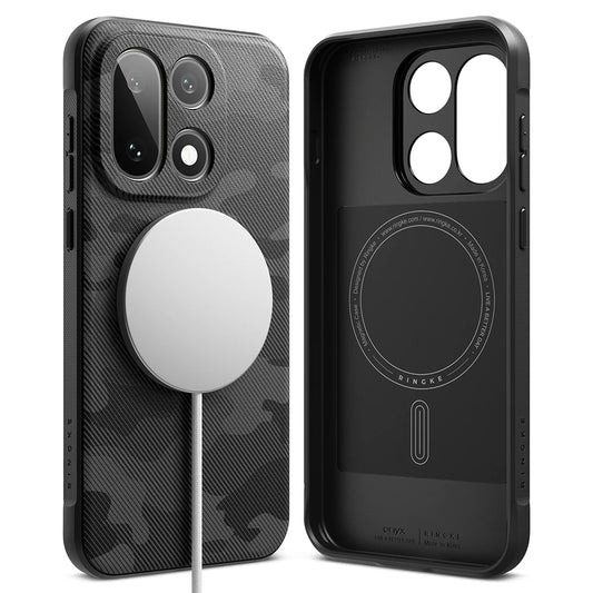 Ovitek MagSafe za OnePlus 15, Ringke, Onyx, Kamuflaža
