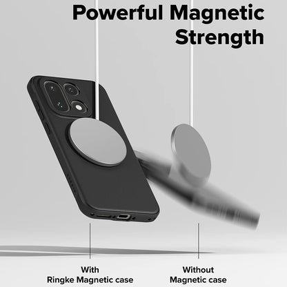 Ovitek MagSafe za OnePlus 15, Ringke, Onyx, Črn