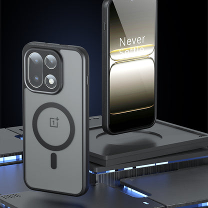 Ovitek MagSafe za OnePlus 15, Techsuit, PureFrost, Satenasto črn