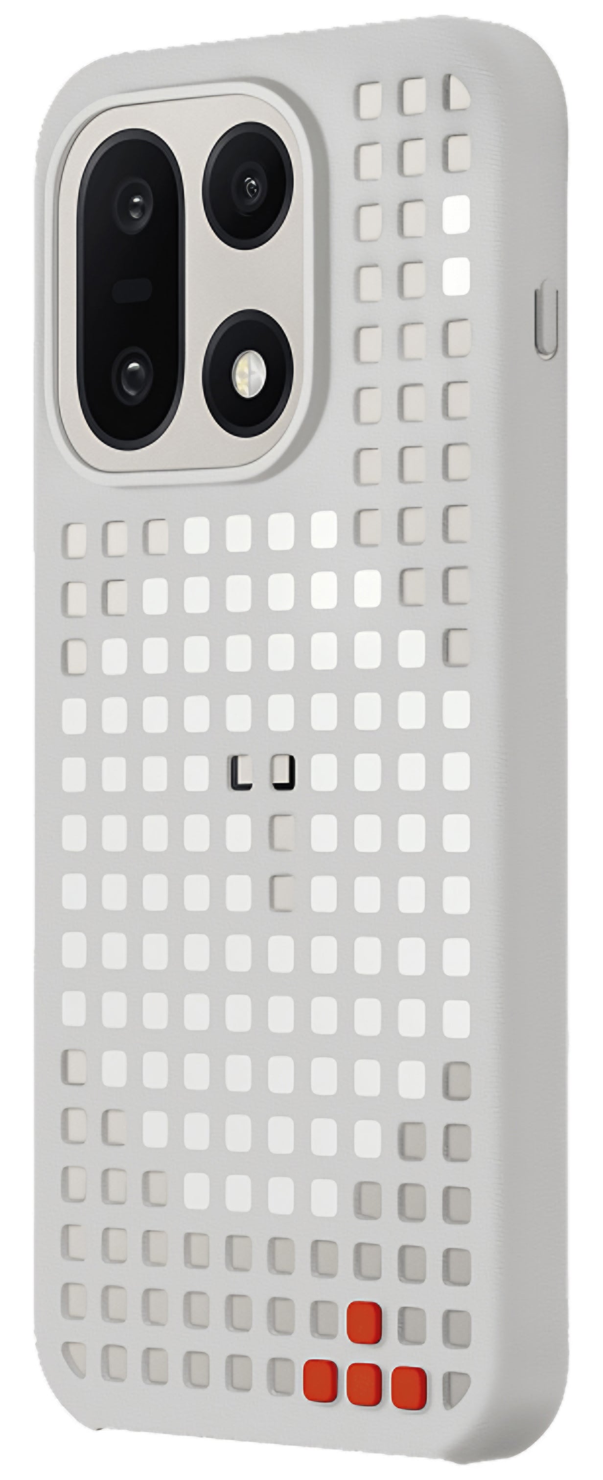 Ovitek za OnePlus 15, magnetni vzorec lukenj, siv 5431102022