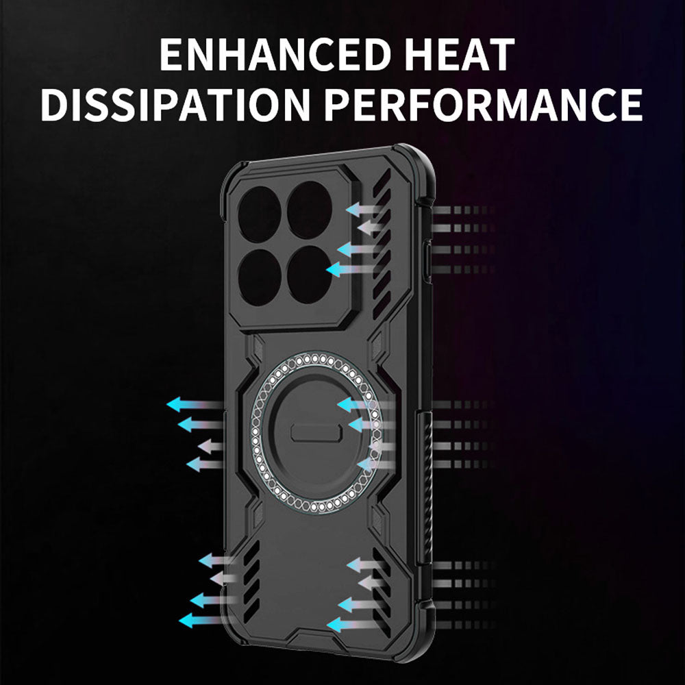 MagSafe Case for OnePlus Nord 6, Techsuit, ArmorMag, Black