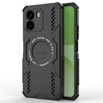 MagSafe Case for Oppo A6 4G, Techsuit, ArmorMag, Black