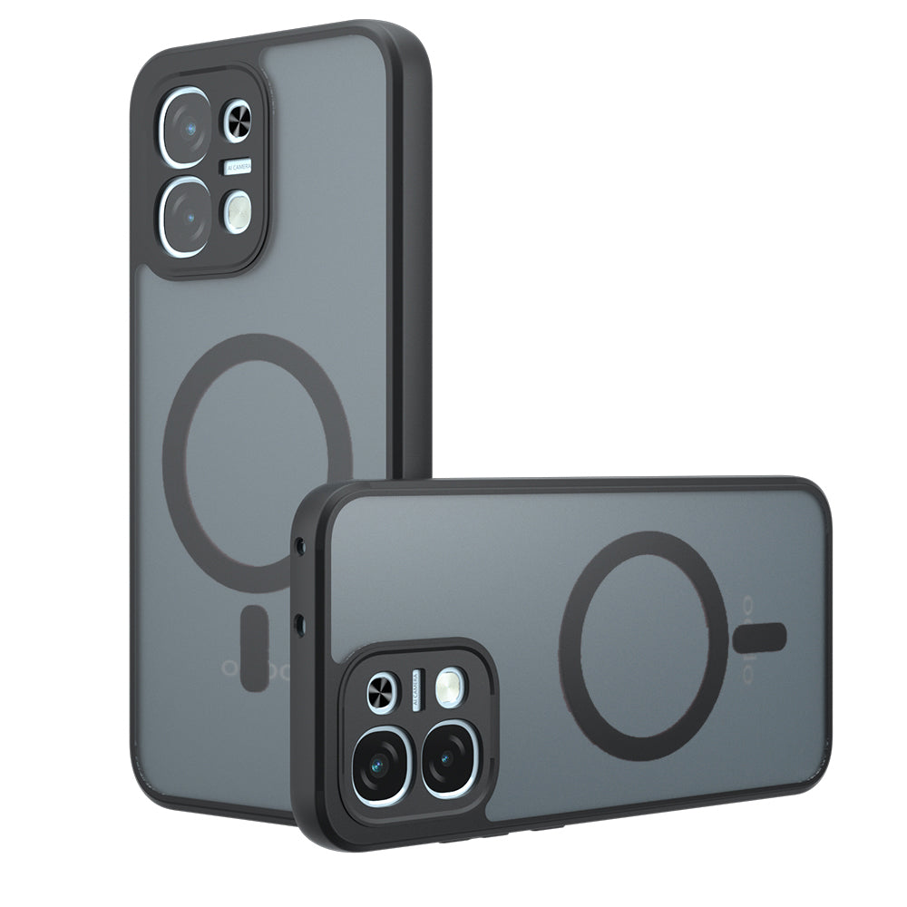 MagSafe ovitek za Oppo A6 Pro 5G / A6 Pro 4G, Techsuit, PureFrost, mat črn