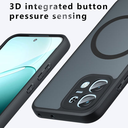 MagSafe ovitek za Oppo A6 Pro 5G / A6 Pro 4G, Techsuit, PureFrost, mat črn
