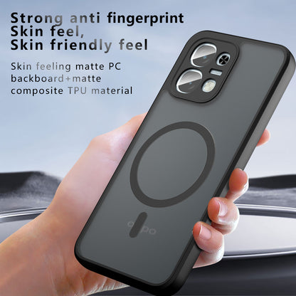 MagSafe ovitek za Oppo A6 Pro 5G / A6 Pro 4G, Techsuit, PureFrost, mat črn