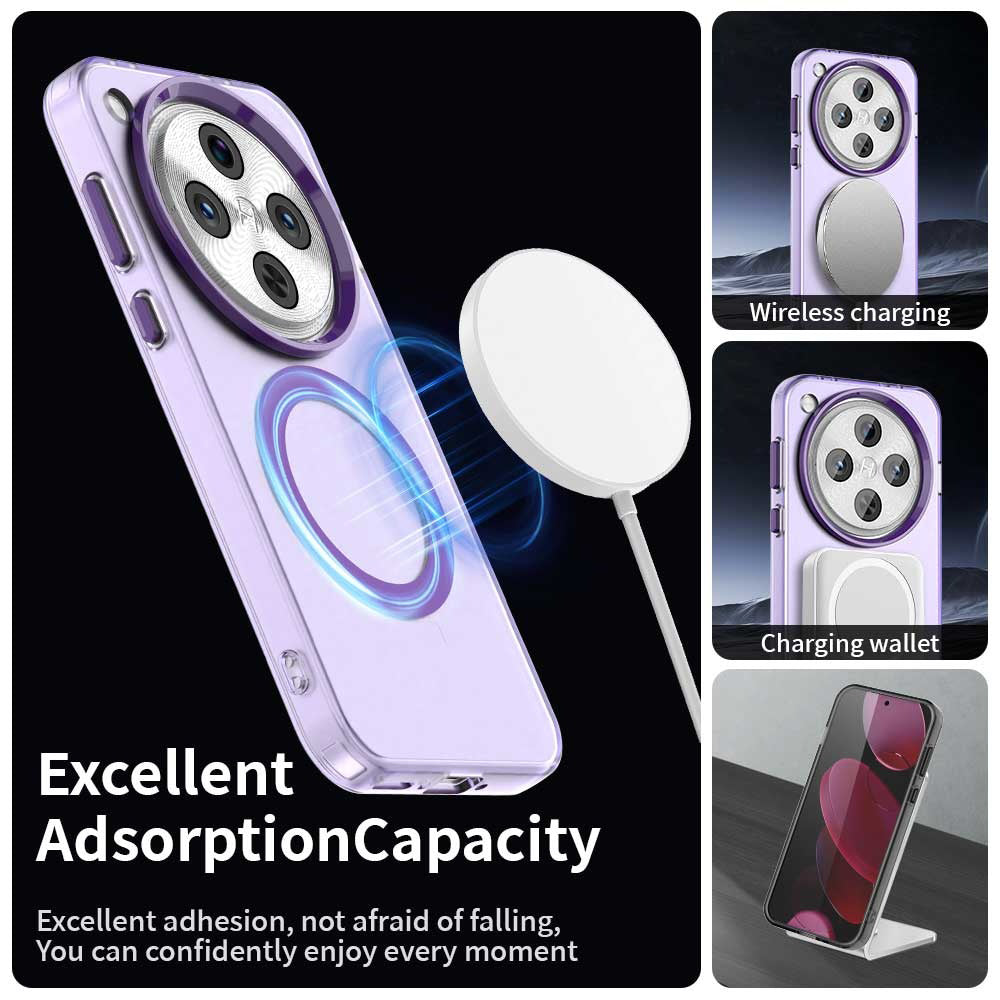 MagSafe Case for Oppo Find X8 Pro, Techsuit, CandyCase, Purple