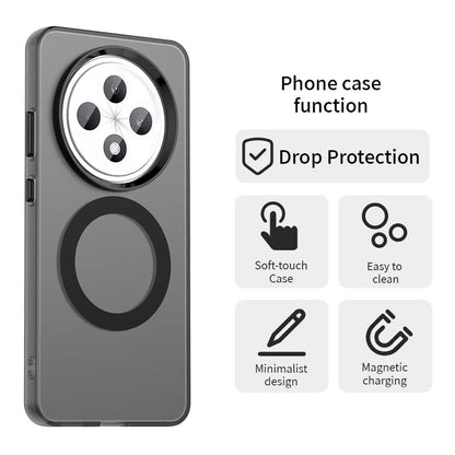 MagSafe ovitek za Oppo Reno12 FS 5G / Reno12 FS 4G / Reno12 F 4G, Techsuit, CandyCase, Črn