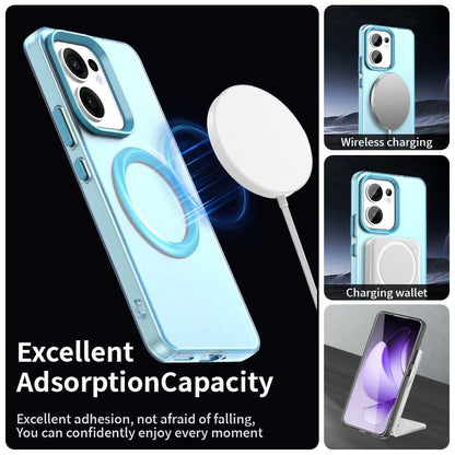 MagSafe Case for Oppo Reno13 FS 5G / Reno13 F 4G / Reno13 F, Techsuit, CandyCase, Blue