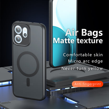 MagSafe ovitek za Oppo Reno14 FS 5G / Reno14 F, Techsuit, PureFrost, mat črn