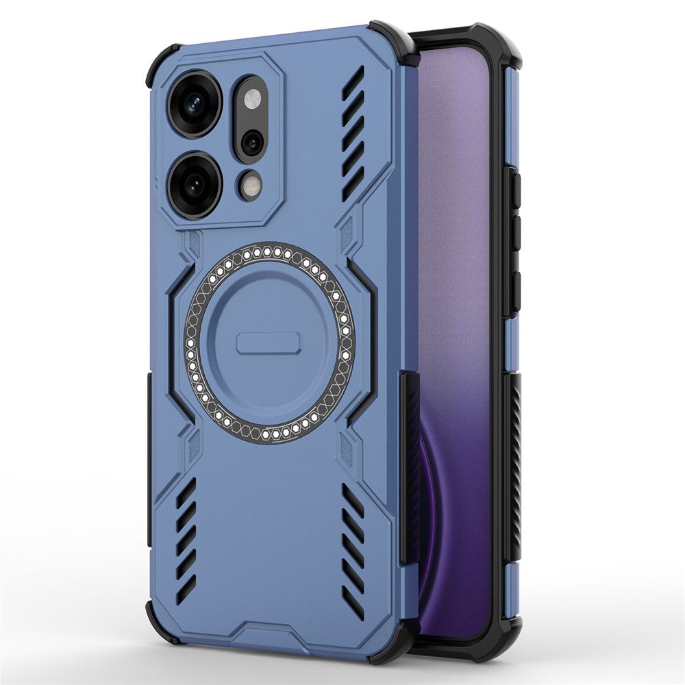 MagSafe ovitek za Oppo Reno14 Pro, Techsuit, ArmorMag, modra