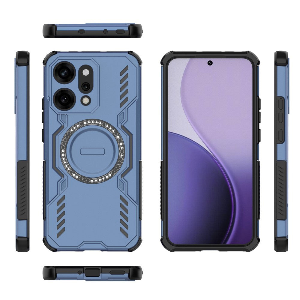 MagSafe ovitek za Oppo Reno14 Pro, Techsuit, ArmorMag, modra
