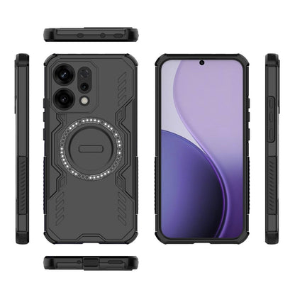 MagSafe ovitek za Oppo Reno14, Techsuit, ArmorMag, Črn