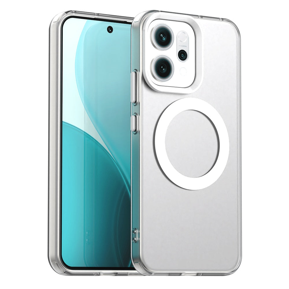 Ovitek MagSafe za Oppo Reno14, Techsuit, CandyCase, Bela