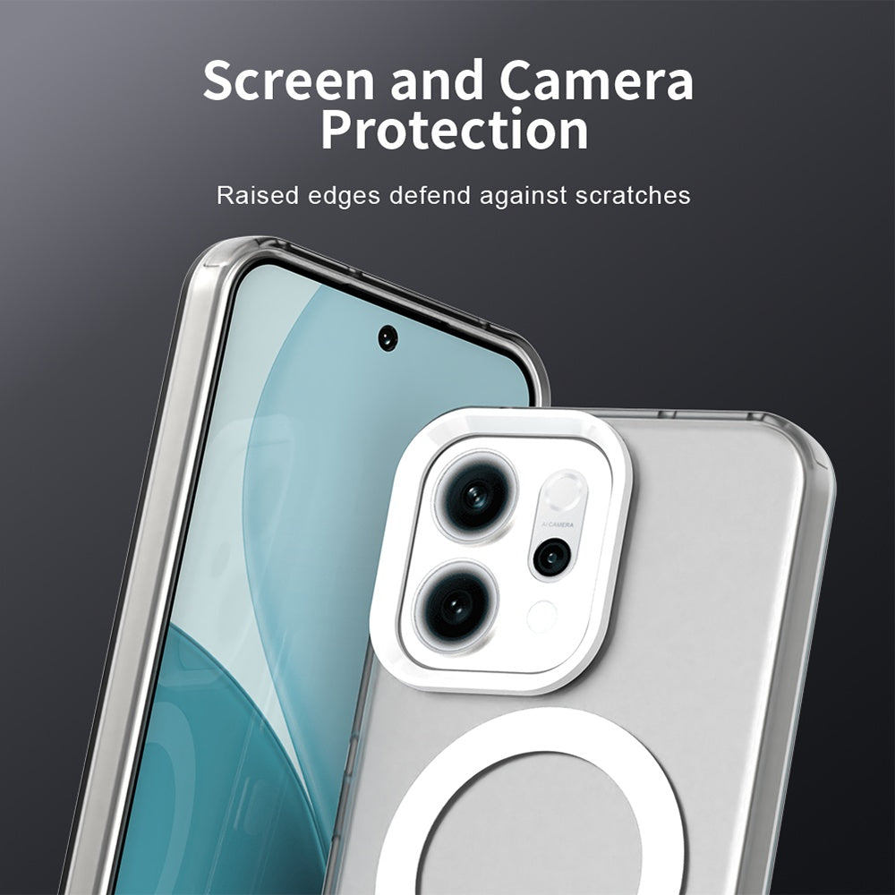Ovitek MagSafe za Oppo Reno14, Techsuit, CandyCase, Bela