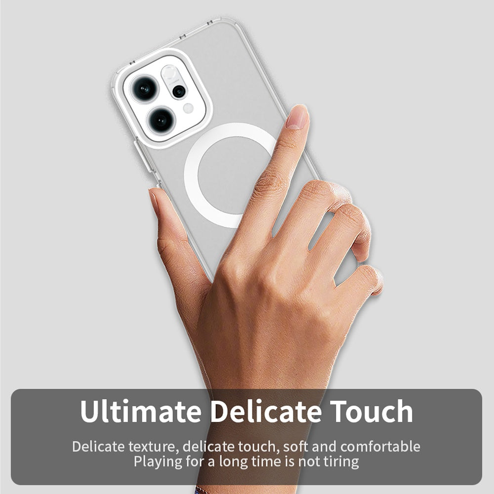 Ovitek MagSafe za Oppo Reno14, Techsuit, CandyCase, Bela