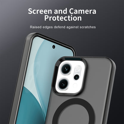 Ovitek MagSafe za Oppo Reno14, Techsuit, CandyCase, Črn