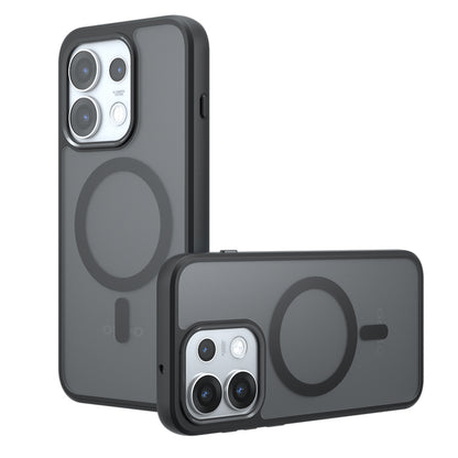 MagSafe ovitek za Oppo Reno16, Techsuit, PureFrost, Črna satenasta