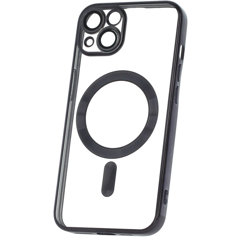 MagSafe ovitek za Samsung Galaxy A26 A266, OEM, Color Chrome Mag, Črn