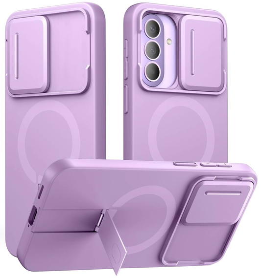 MagSafe ovitek za Samsung Galaxy A57 5G, Tech-Protect, Kevlar Aura, Vijolična