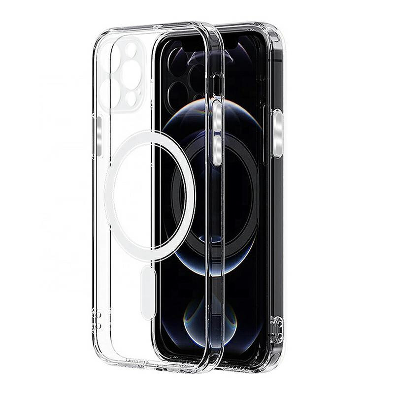 MagSafe Case for Samsung Galaxy S24 S921, OEM, 1800 Gauss, Transparent